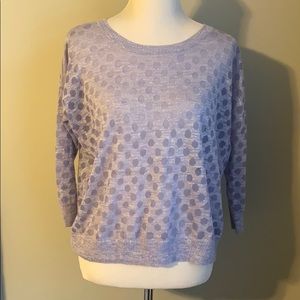 Purple Sheer Madewell Top Size S